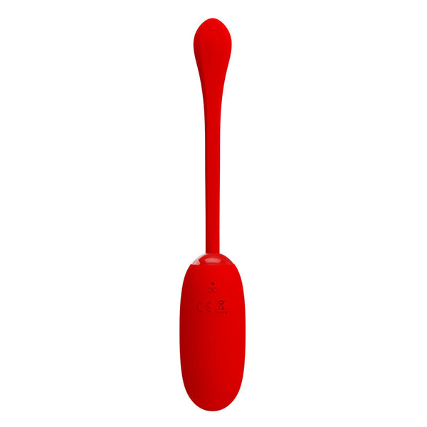 Julius huevo vibrador impermeble y recargable rojo