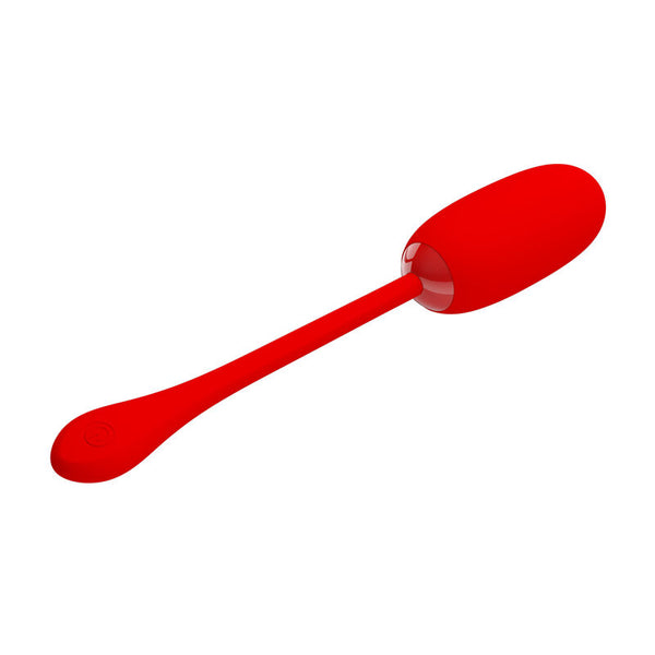 Julius huevo vibrador impermeble y recargable rojo