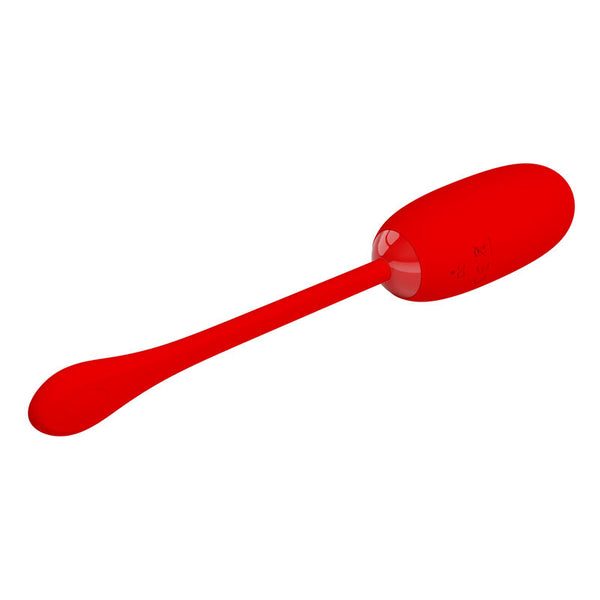 Julius huevo vibrador impermeble y recargable rojo