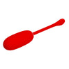 Julius huevo vibrador impermeble y recargable rojo
