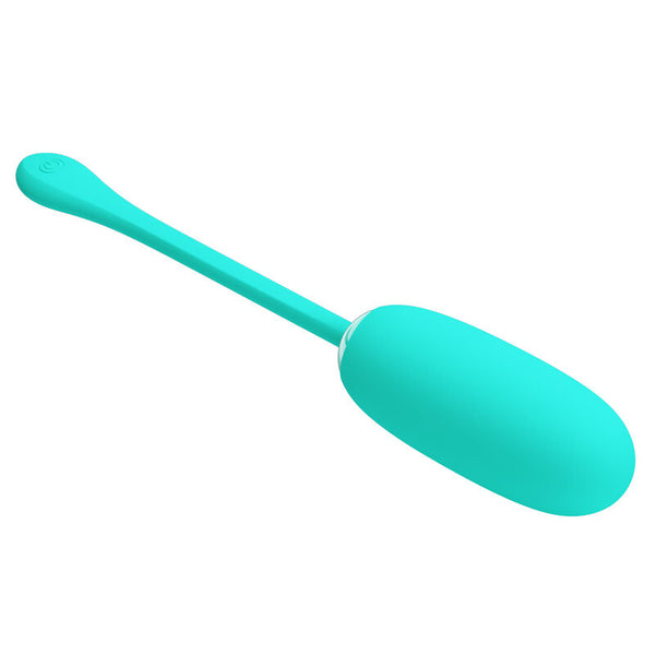 Julius huevo vibrador impermeble y recargable verde agua