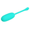 Julius huevo vibrador impermeble y recargable verde agua