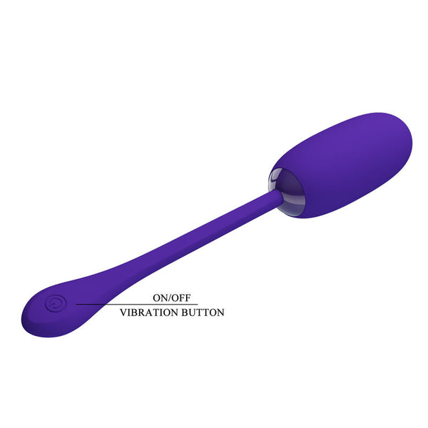 Julius huevo vibrador impermeble y recargable lila