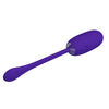 Julius huevo vibrador impermeble y recargable lila