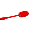 Kirk huevo vibrador recargable rojo