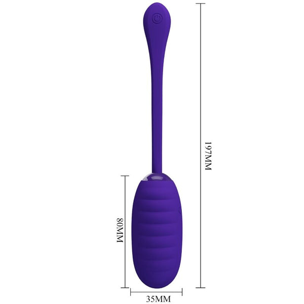 Kirk huevo vibrador recargable lila