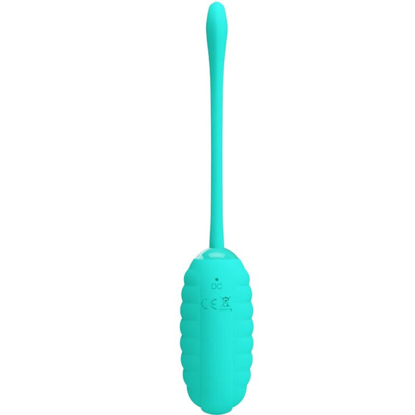 Kirk huevo vibrador recargable verde agua