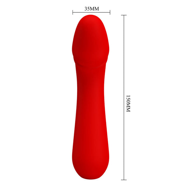 Cetus vibrador recargable rojo