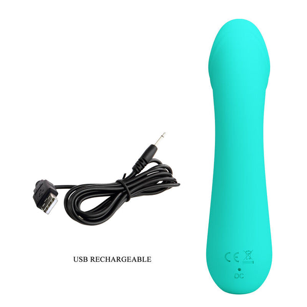 Cetus vibrador recargable verde agua