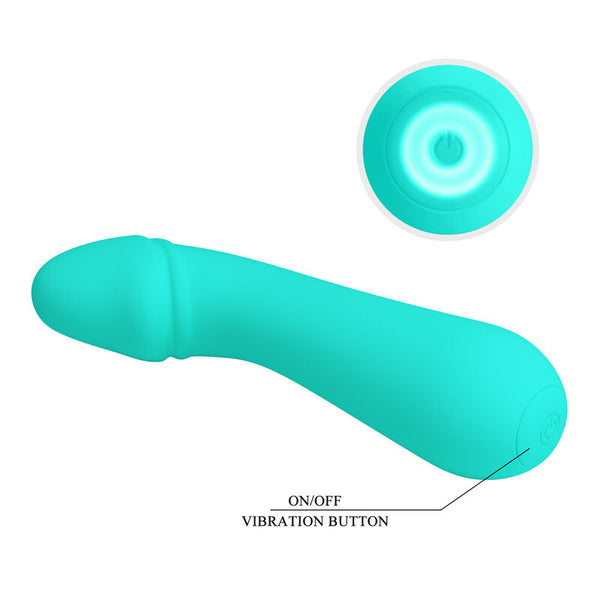 Cetus vibrador recargable verde agua