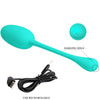 Knucker huevo vibrador recargable verde agua