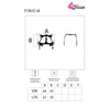 Livco finicia lc90724 liguero negro l xl