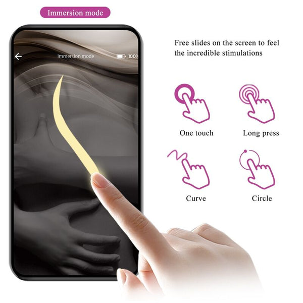 Jayleen vibrador app control remoto lila