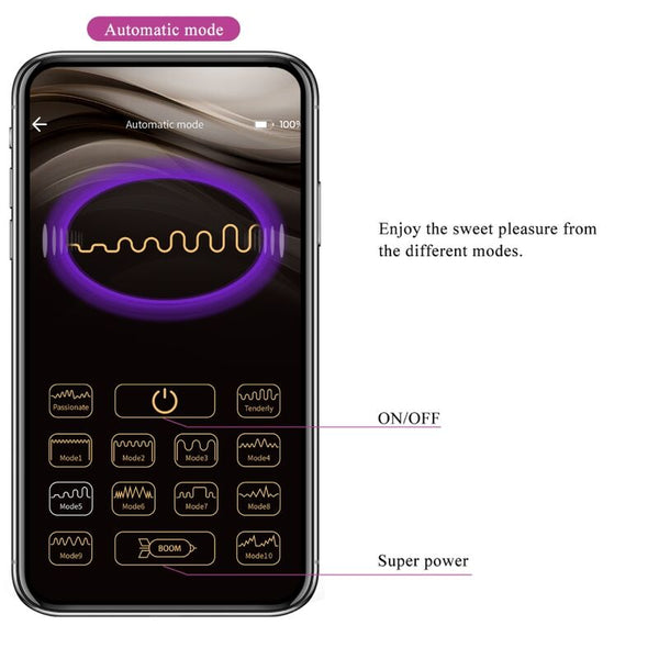 Jayleen vibrador app control remoto lila