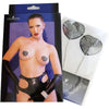 Chilirose cr 4662 cubrepezones plateado y negro