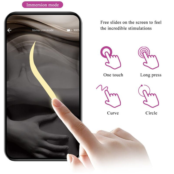 Catalina vibrador app control remoto lila