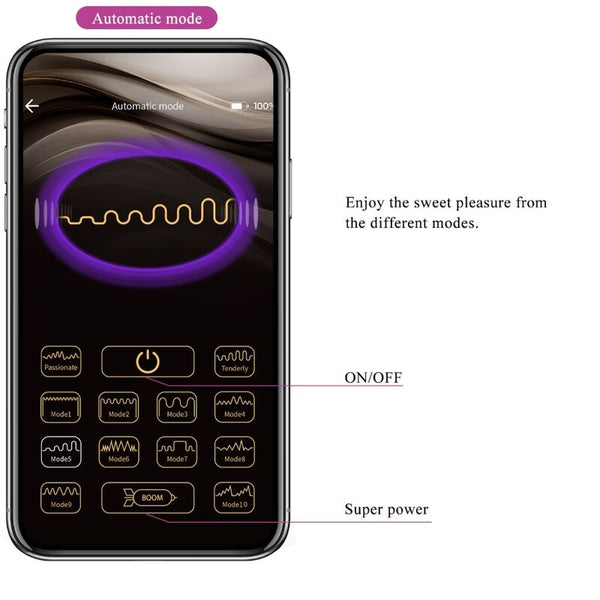 Catalina vibrador app control remoto lila