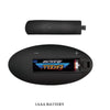 Vibrador potente control remoto anal plug negro