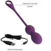 Pretty elvira kegel balls app control remoto morado