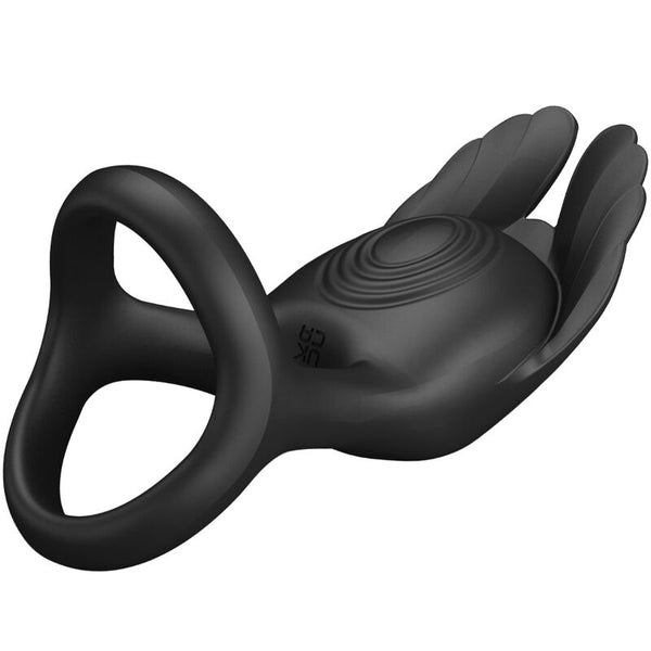 Silas anillo vibrador 7 vibraciones silicona negro