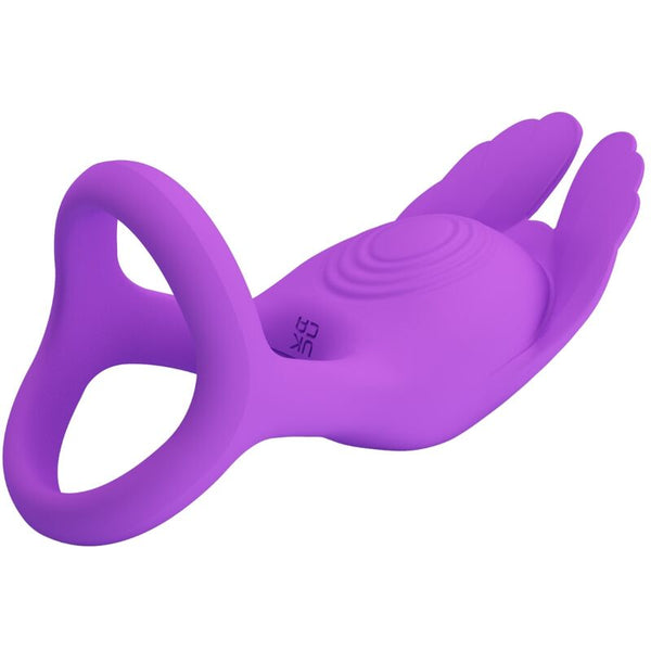Silas anillo vibrador 7 vibraciones silicona lila