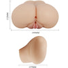 Vagina y ano realísticos vibrador luna