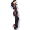 Chilirose cr 4648 top y pantalon negro s l