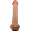 Pretty sliding skin series dildo realístico con ventosa piel deslizante 26 cm