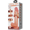 Pretty sliding skin series dildo realístico con ventosa piel deslizante moreno 26 cm