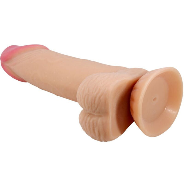 Pretty sliding skin series dildo realístico con ventosa piel deslizante 19.4 cm
