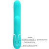 Perlita vibrador Punto G 3 en 1 multifunción verde agua