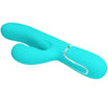 Perlita vibrador Punto G 3 en 1 multifunción verde agua