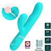 Perlita vibrador Punto G 3 en 1 multifunción verde agua