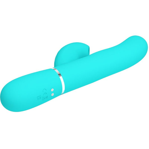 Perlita vibrador Punto G 3 en 1 multifunción verde agua
