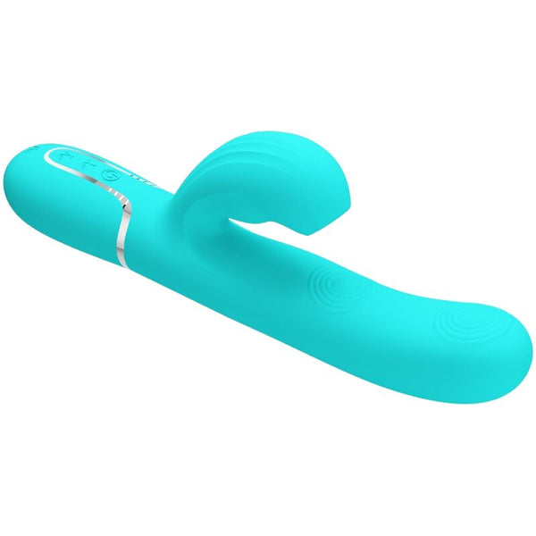 Perlita vibrador Punto G 3 en 1 multifunción verde agua