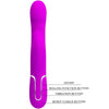 Vibrador rabbit perlas violeta