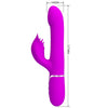 Vibrador rabbit perlas violeta
