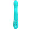 Vibrador rabbit perlas verde agua