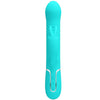 Vibrador coale rabbit perlas verde agua