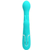 Dejon vibrador rabbit 3 en 1 multifunción verde agua