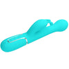 Dejon vibrador rabbit 3 en 1 multifunción verde agua