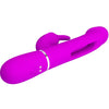 Kampas vibrador rabbit 3 en 1 multifunción con lengua fucsia