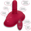 Calexotics rider masajeador doble motor control remoto rojo