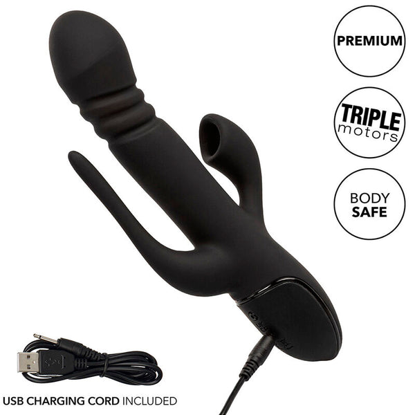 Vibrador triple euphoria negro