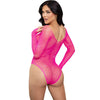 Leg body manga larga cristalizada fucsia