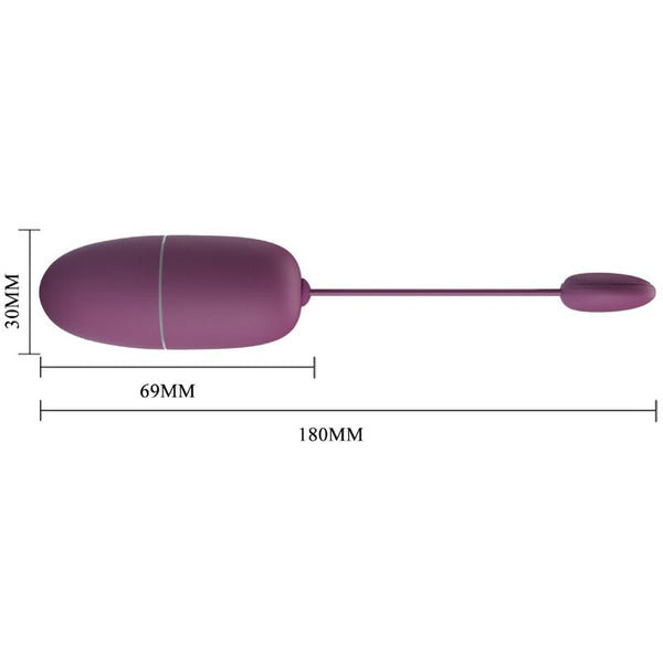 Nymph huevo vibrador controlado por app lila