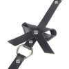 Subblime arnés de pierna cadena cuero negro talla única