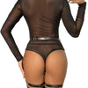 Subblime arnés de cuerpo cuero negro talla única