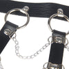 Subblime arnés de pecho cadenas cuero negro talla única