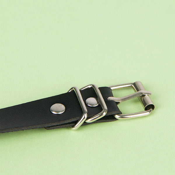 Subblime cinturón de cadenas cuero negro talla única
